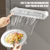 Space Saving Kitchen Storage Solution Cling Film Dispenser with Smooth Tearing Function Modern Kitchen Planner view 2