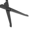 Qudinip Stainless Steel Nose Hair Scissors Rounded Tip for Precise Eyebrow and Beard Trimming Black 1 Unit view 4