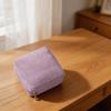 TDCuizent Soft Plush Sanitary Napkin Storage Bag, Thickened Period Pouch Organizer for Discreet Travel and Daily Use, Feminine Case with Stylish for Women and Girls(Purple) view 3