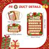 Denial Tools Required Wood Arrival Calendar with 24 Doors Celebratory Home Deck Kids Holiday Activity Holiday Countdown Calendar view 3