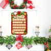 Denial Tools Required Wood Arrival Calendar with 24 Doors Celebratory Home Deck Kids Holiday Activity Holiday Countdown Calendar view 4