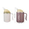Ergonomic Nurse Feeding Cup, 400ml with Anti-Spill Technology, Numb Patient Security Straw, Liquid Meal Aid, Permanent Rust Free Construction, Patient Liquid Food Container view 3