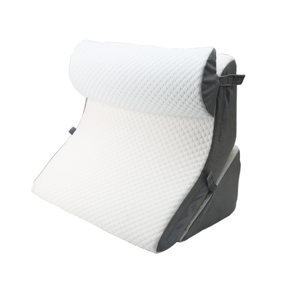 Wedge Pillow for Bed Adult, Memory Foam Orthopedic Bed Wedge Pillow Set