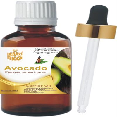 LEVENMOOI Avocado (Persea Americana) Carrier Oil 30ml for Premium Quality Multipurpose use Carrier Oil Glass Bottle with Dropper