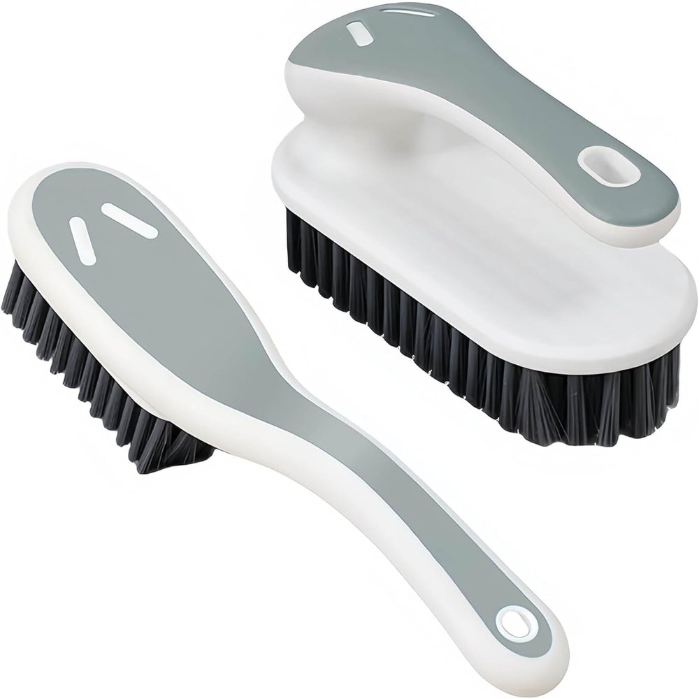 Nailaby Premium Shoe Cleaner Brush & Kitchen Scrubbing Brush 2Pcs Set