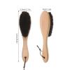 JEWEDECO Sand Remover Brush and Ergonomic Wooden Handle with Dense Bristles for Gentle Feet and Body Sand Cleaning for Beach Outings view 2