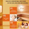 220V Electric Stainless Steel Sauna Heater with 180min Timer & Adjustable Temperature 0-110 for Home, Hotel, Spa and Shower Use view 2
