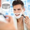 Levemolo Men's Shaving Soap Bar with Peppermint and Essential Oil for Beard Practical and Simple to Use Travel Shave Soap for Smooth Wet Shaving view 4