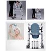 Lightweight Wheeled Transport Chair with Height Adjustment for Elderly, Toilet Chair, Medical Use, Supports 300 lbs view 3