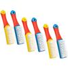Kichvoe Shoe Cleaning Brush Set and Plastic Handles 6pcs with Flexible Bristles for Shoes and Clothes Cleaning Easy Storage Design Suitable for Kitchen and Bathroom Use view 1