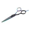 Professional Stainless Steel Beard Scissors, Haircut Scissors for Men, Ergonomic Hairdressing Scissors with Sharp Blades, Lightweight Salon Scissors for Barbers and Home Use (Flat Scissors: for Pets' view 3