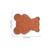 EXHUMKY Brown Sugar Keeper Pottery Sugar Softener 3Pcs Bear-Shaped Discs for Pantry Items with Moisture Packs for Sugar Preservation view 2