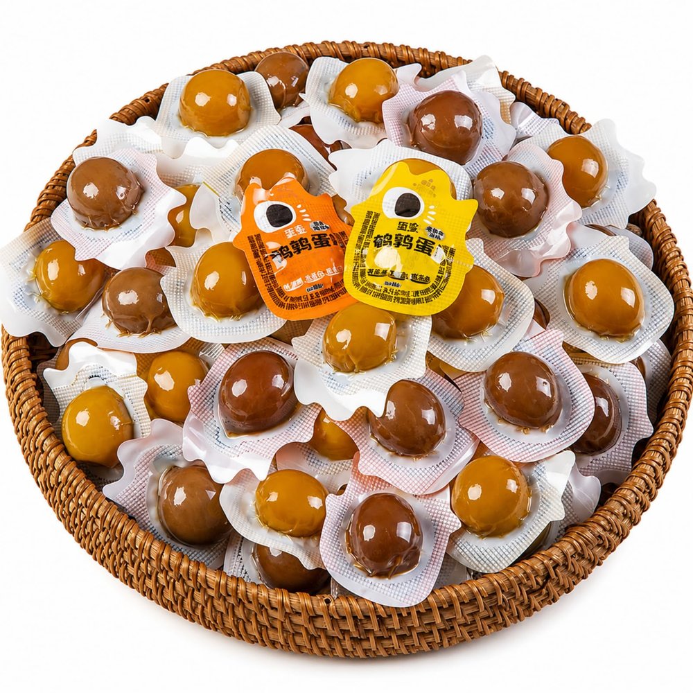 Mixed Marinated Quail Eggs 30 Pack Soy & Chicken Broth Flavours, Snack