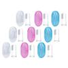 CORHAD Silicone Finger Toothbrush Gentle Oral Cleaning Brush with Storage Boxes 9pcs Easy to Store and Use for Babies and Young for Dental Care view 1