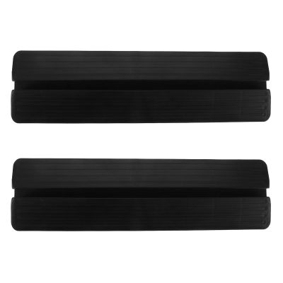 TIDTALEO Non-slip Gate Ramp Accessories 2pcs Plastic Feet Reinforcement Parts with Foot Pedal for Doorways and Stair Safety