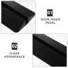 TIDTALEO Non-slip Gate Ramp Accessories 2pcs Plastic Feet Reinforcement Parts with Foot Pedal for Doorways and Stair Safety view 3