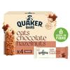 Quaker Oats Chocolate Hazelnut Oat Cereal Bar Multipack 4x40g view 2