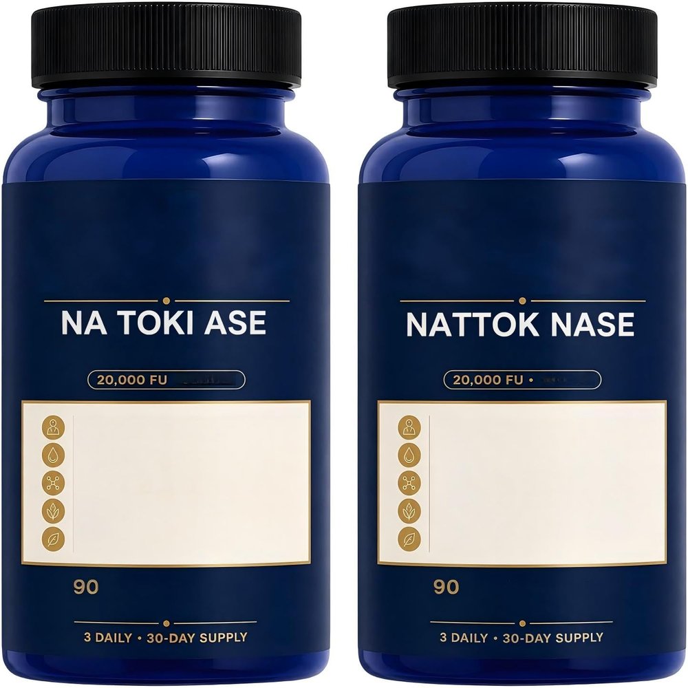 Nattokinase 20000 Fu, (2 Bottles)