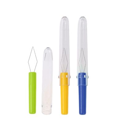 Sewing Needle Threader 3 Piece Universal Portable Sewing Tool Cover