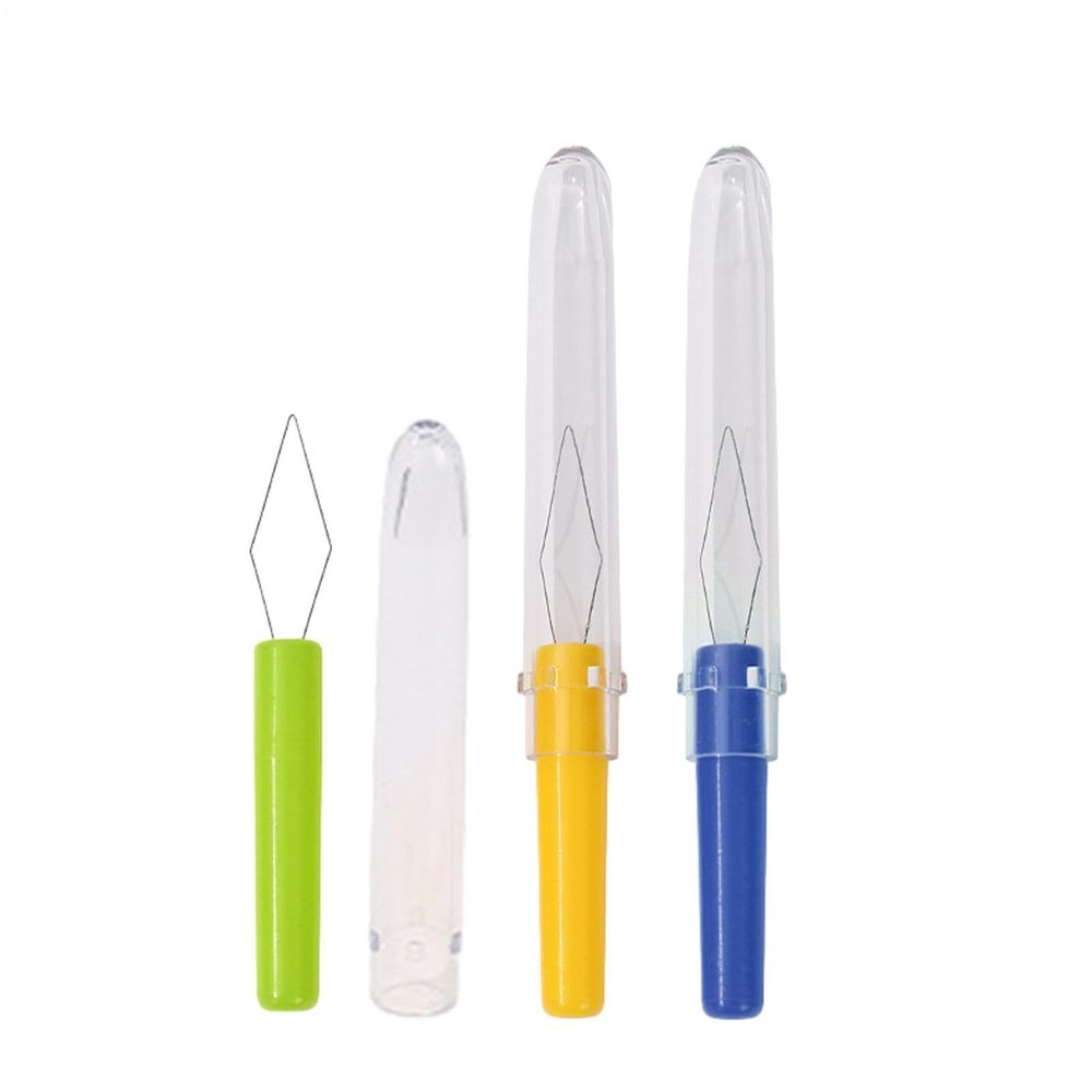 Sewing Needle Threader 3 Piece Universal Portable Sewing Tool Cover
