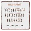 HDKYSWBUEJ Braille System Metal Sign Classroom Wall Decor for Vision Impaired Learning Sensory Room Home Education Tool 8 X 12 in view 1