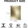 HDKYSWBUEJ Braille System Metal Sign Classroom Wall Decor for Vision Impaired Learning Sensory Room Home Education Tool 8 X 12 in view 2
