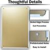 HDKYSWBUEJ Braille System Metal Sign Classroom Wall Decor for Vision Impaired Learning Sensory Room Home Education Tool 8 X 12 in view 3
