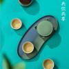 Ceramic tea sets traveling thousands of miles away are fresh and exquisite-green view 4