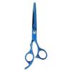 Qudinip Beard Scissors Professional Stainless Steel Hair Cutting Scissors for Home and Salon Stylist (Flat : for Pets' Body and Leg Areas.) view 2