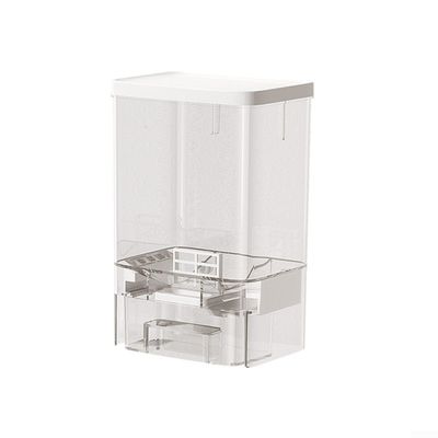 Laundry Detergent Scent Booster Dispenser Box Wall Mounted PET Storage for Solid Grains Transparent Compact Organizer for Bathroom Kitchen Laundry