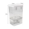 Laundry Detergent Scent Booster Dispenser Box Wall Mounted PET Storage for Solid Grains Transparent Compact Organizer for Bathroom Kitchen Laundry view 2