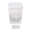 Laundry Detergent Scent Booster Dispenser Box Wall Mounted PET Storage for Solid Grains Transparent Compact Organizer for Bathroom Kitchen Laundry view 3