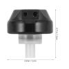 Tofficu Hearing Aid Ear Tips Replacement for Seniors, Black Silicone and Plastic Domes with Custom Fit and Comfortable Interface, Compatible Hearing Aid Nozzle Heads for Daily Use view 2
