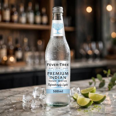 FAKHRI Refreshingly Light Indian Tonic Water | Crisp & Low Calorie Mixer | 500ml Bottle