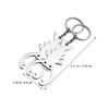 RUNROTOO Lobster Lightweight Bottle Bar Set 3pcs Metal Tool Keychain Opener and Safe Bottle Lid Remover for Home Use and Camping view 2