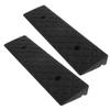 Artibetter Plastic Threshold Ramps 2Pcs 500X130X40Mm PE Entryway Riser for Wheelchairs Vehicles with Comfortable Design and Easy Installation view 1