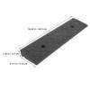 Artibetter Plastic Threshold Ramps 2Pcs 500X130X40Mm PE Entryway Riser for Wheelchairs Vehicles with Comfortable Design and Easy Installation view 2