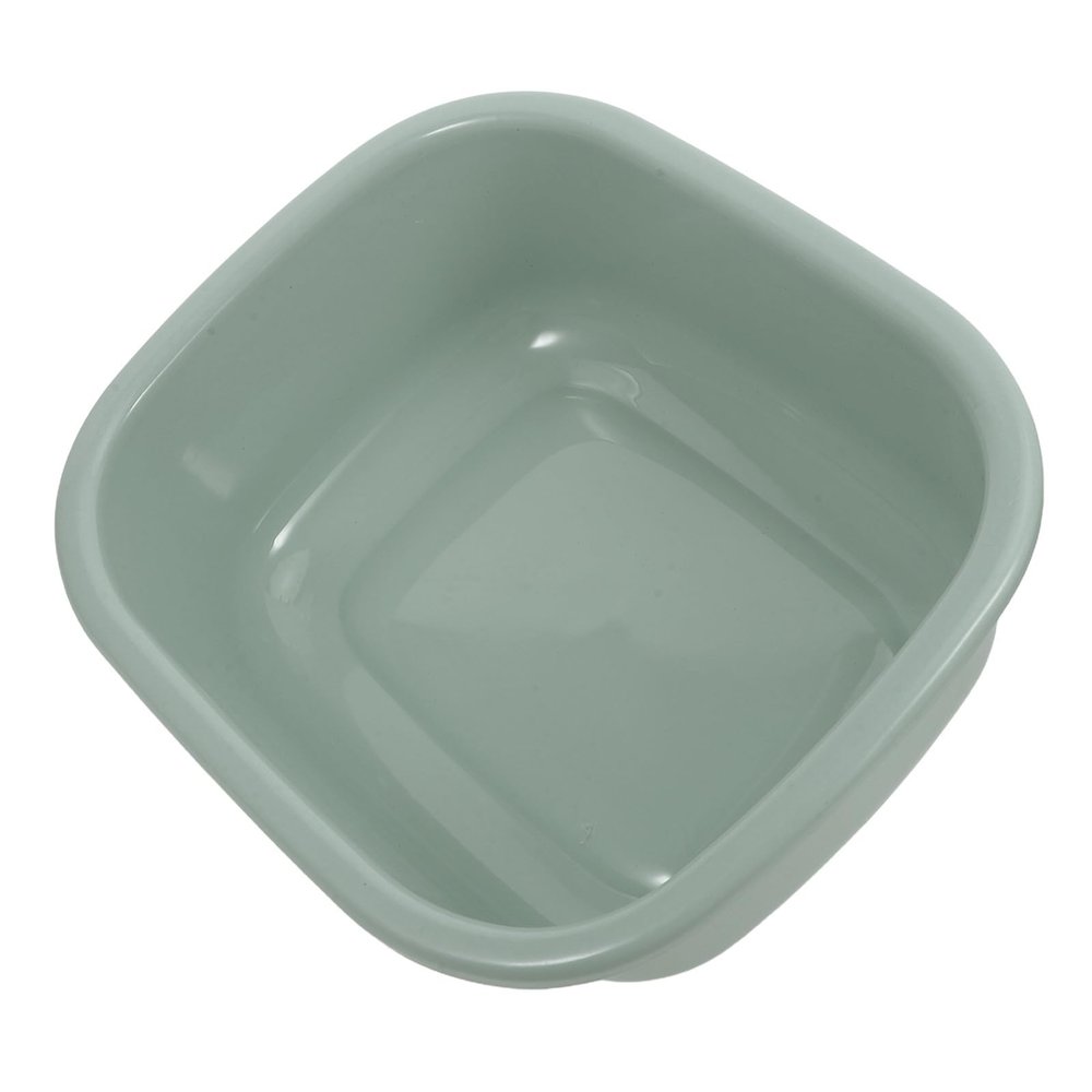 Healeved Rectangular Thickened Plastic Face Washing Basin with Enhanced Durability and Splash Prevention, Portable and Comfortable Design for Hair Wash, Foot Soaking, and Bathroom Use
