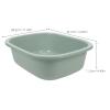 Healeved Rectangular Thickened Plastic Face Washing Basin with Enhanced Durability and Splash Prevention, Portable and Comfortable Design for Hair Wash, Foot Soaking, and Bathroom Use view 2