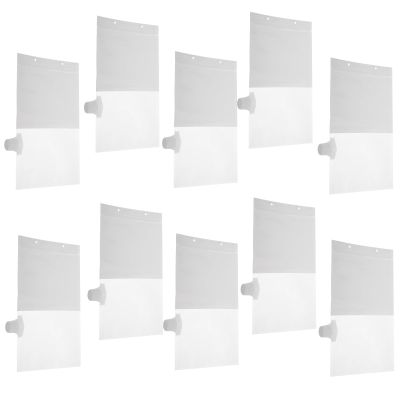 SHINEOFI 10pcs Reusable Hanging Moisture Absorber Bags Plastic Hooks for Home and Other Spaces, Effective Dehumidifier Packs to Prevent Damp and Mould