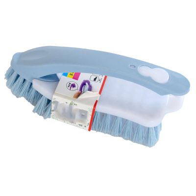 2 in 1 Cleansing Brush Multifunctional Handheld Scrubber | Soft Filaments for Shoes/Clothes/Furniture | Detachable Scrubbing Brush, Lightweight & Easy Grip (Blue)