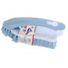 2 in 1 Cleansing Brush Multifunctional Handheld Scrubber | Soft Filaments for Shoes/Clothes/Furniture | Detachable Scrubbing Brush, Lightweight & Easy Grip (Blue) view 4