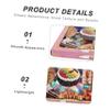 Toyvian 5 Sets Chinese Josspaper Cake Papercraft Lifelike Paper Simulation Dessert Model for Funeral Ritual and Soul Day Commemorations, Easy Transport and Authentic Portrayal view 3