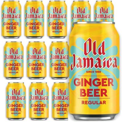Jamaican Ginger Beer | Bold & Refreshing Sparkling Soft Drink 12 x 330ml Cans | Perfect for Cocktails, Mocktails & Everyday Refreshment
