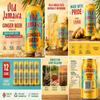 Jamaican Ginger Beer | Bold & Refreshing Sparkling Soft Drink 12 x 330ml Cans | Perfect for Cocktails, Mocktails & Everyday Refreshment view 3