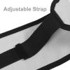 ADOCARN Adjustable Material Canvas Strap Cotton with Rest Leg Wheelchair Enhanced Support Sturdy Design for Suitable for Seniors and Caregivers during Indoor Activities and Ongoing view 3