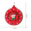 Tsophreniq Christmas Tree Decorations Farmhouse Advent Calendar Santa and Reindeer Ornaments 24 Day Countdown Calendar view 3