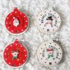 Tsophreniq Christmas Tree Decorations Farmhouse Advent Calendar Santa and Reindeer Ornaments 24 Day Countdown Calendar view 4