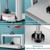 Heavy Duty Bookbinder Manual Paper Press Machine, Max 3306lbs Pressure, Thickened Screw Rod, Non-Slip Foot Pads for Banknotes, Documents, Stamps, Invoices view 3