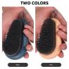 NIYANGLE 2 Pcs Laundry Clothes and Shoe Scrubbing Brushes with Ergonomic Plastic Handle, Supple Bristle Design for Multipurpose Cleaning, for Shoes, Sneakers and Hard-to-reach Corners view 3